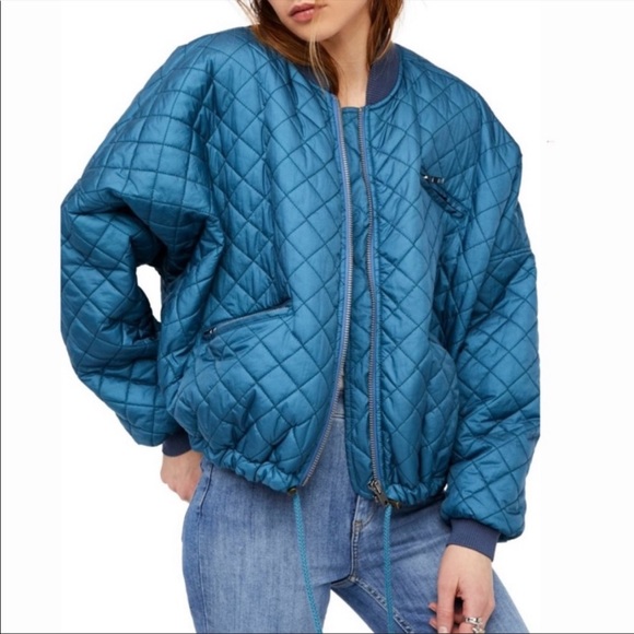 Free People Easy Quilted Bomber Jacket - Picture 3 of 5